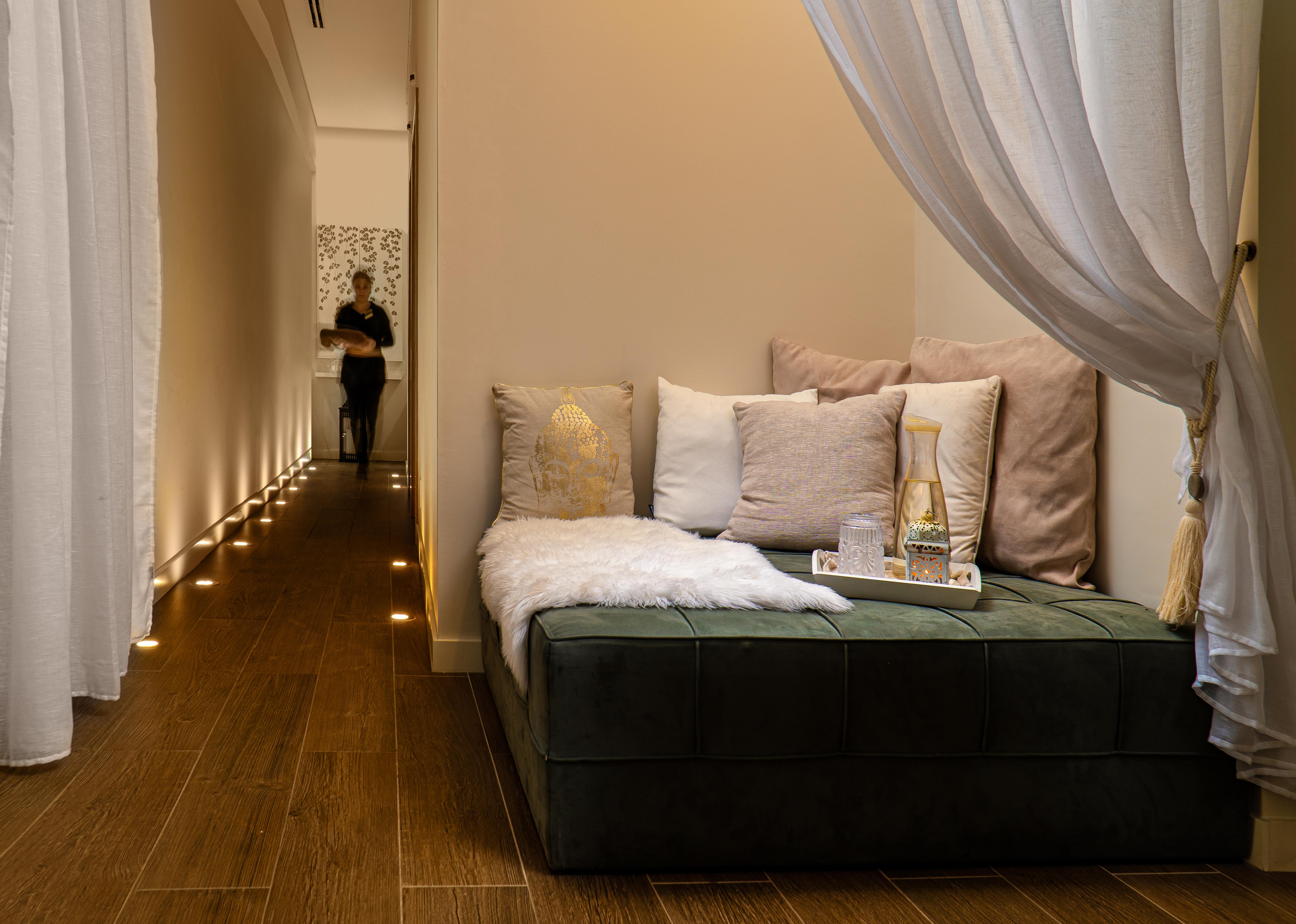 รีสอร์ทมองเต้ ซานโต้ การ์วอยโร ภายนอก รูปภาพ A massage bed at a spa